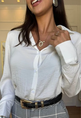 CAMISA BIANCA - COSH JEANS - Off white