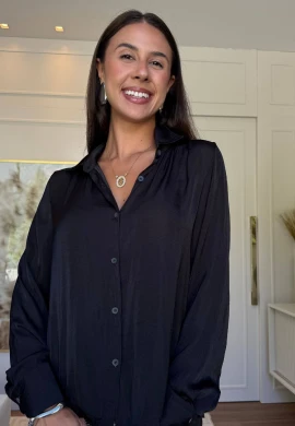 CAMISA BIANCA - COSH JEANS - Preto