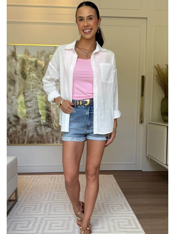 CAMISA FABRICIA - COSH JEANS - Off white