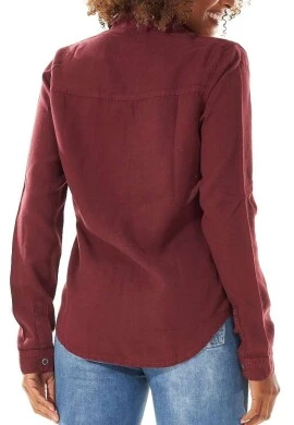 CAMISA FEMININA CLÁSSICA - Bordo