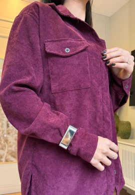 CAMISA FEMININA SOFIA - COSH JEANS - Bordo