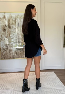 CAMISA FERNANDA - COSH JEANS - Preto