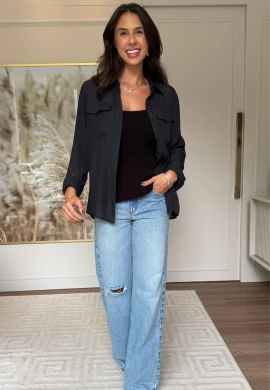 CAMISA JAQUE - COSH JEANS - Preto