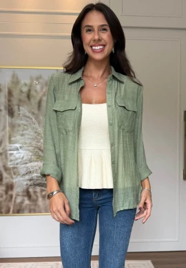 CAMISA JAQUE - COSH JEANS - Verde