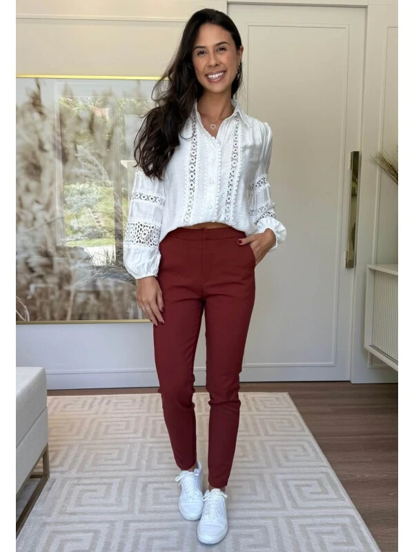 CAMISA MANGA LONGA LAIS - COSH JEANS - Branco