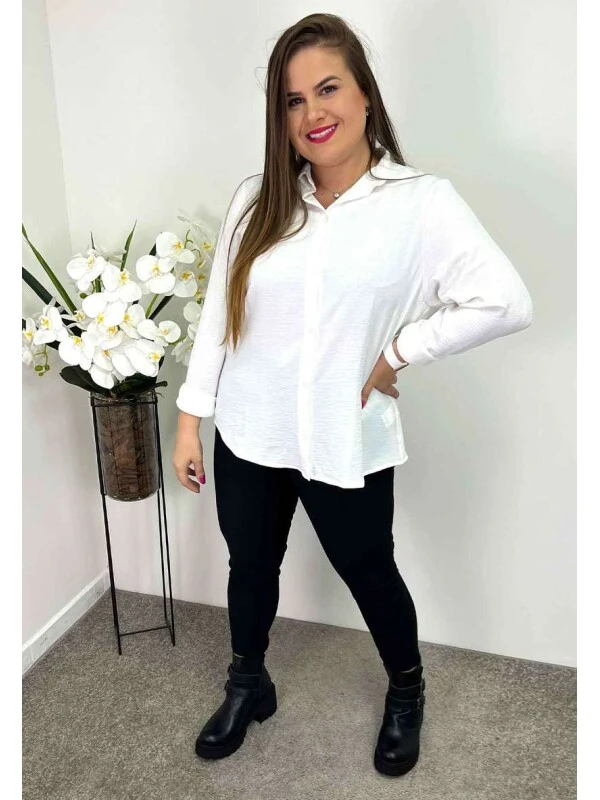CAMISA OASIS PLUS PARADO NO AR  COSH JEANS - Off white
