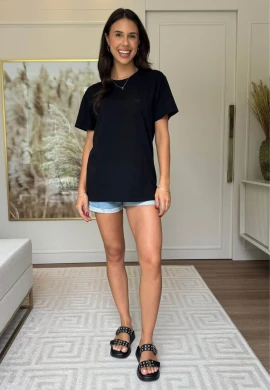 CAMISETA UNISEX DIEGO - COSH JEANS - Preto