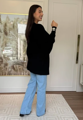 CARDIGA MARCIA CANELADO - COSH JEANS - Preto