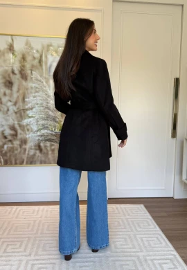 CASACO DORA LÃ BATIDA - COSH JEANS - Preto