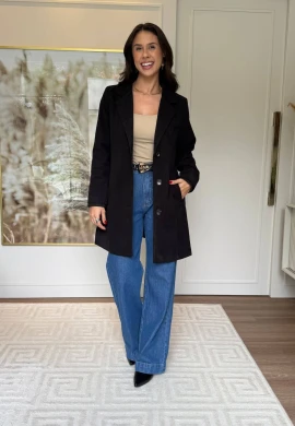 CASACO VERONICA - COSH JEANS - Preto