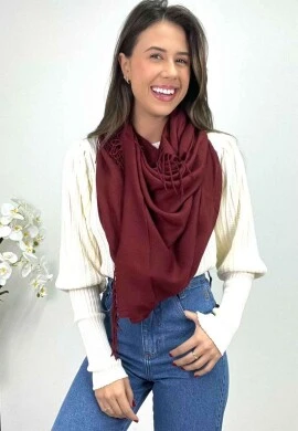 CHACHECOL LISO COLLOR - UNISSEX - COSH JEANS - Bordo