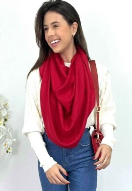 CHACHECOL LISO COLLOR - UNISSEX - COSH JEANS - Vermelho