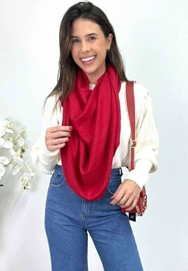 CHACHECOL LISO COLLOR - UNISSEX - COSH JEANS - Vermelho
