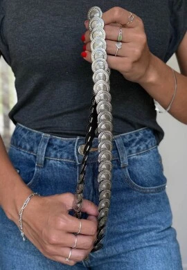 CINTO MOEDA - COSH JEANS - Prata