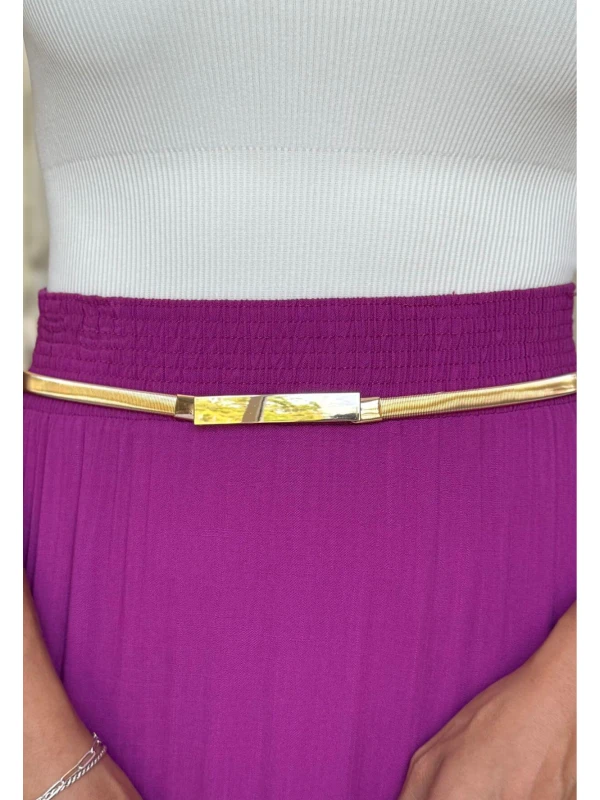 CINTO OVAL METALIZADO - COSH JEANS - Dourado