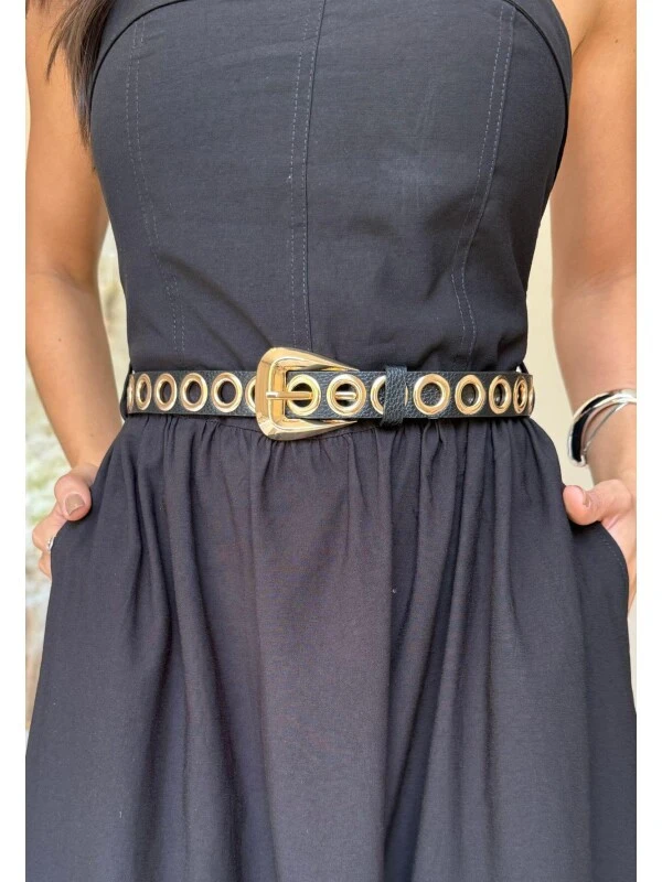 CINTO TAXAS FEMININO - COSH JEANS - Preto