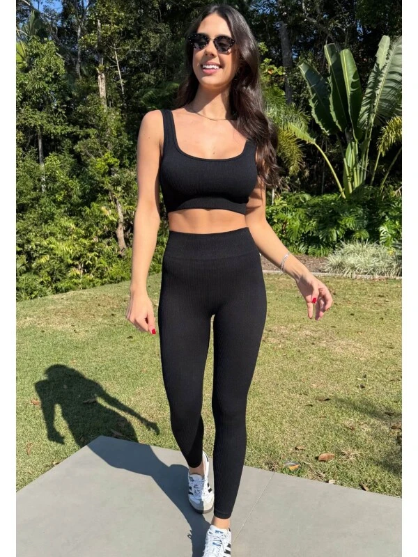 CONJUNTO ANGELICA - COSH JEANS - Preto