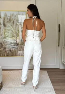 CONJUNTO FEMININO ALFAIATARIA - COSH JEANS - Branco