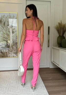 CONJUNTO FEMININO ALFAIATARIA - COSH JEANS - Rosa