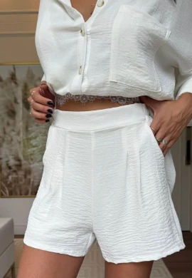 CONJUNTO FEMININO ANDREZA - COSH JEANS - Branco