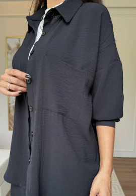 CONJUNTO FEMININO ANDREZA - COSH JEANS - Preto