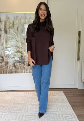 CONJUNTO FEMININO SUGAR - COSH JEANS - Marrom