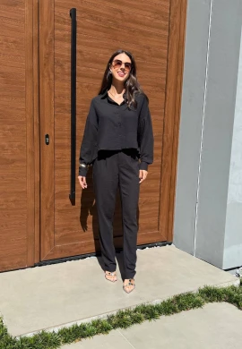 CONJUNTO MIRELA - COSH JEANS - Preto