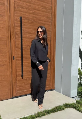 CONJUNTO MIRELA - COSH JEANS - Preto