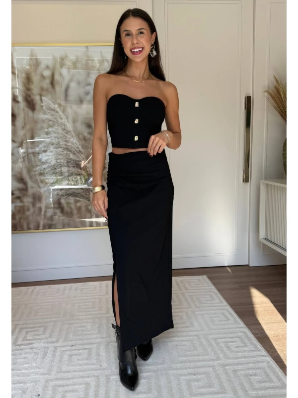 CONJUNTO SELMA - COSH JEANS - Preto