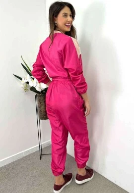 CONJUNTO TACTEL BLUSA E CALÇA FEMININO - COSH JEANS - Pink