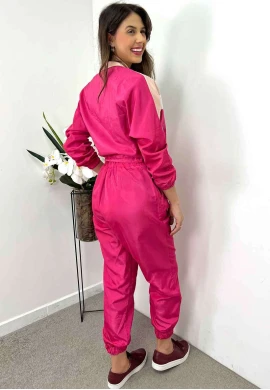 CONJUNTO TACTEL BLUSA E CALÇA FEMININO - COSH JEANS - Pink