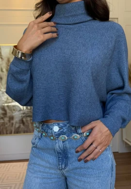 CROPPED ALINE MODAL - COSH JEANS - Azul