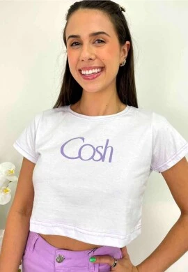 CROPPED COSH - COSH JEANS - Lavanda