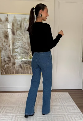CROPPED ESTELA MODAL - COSH JEANS - Preto