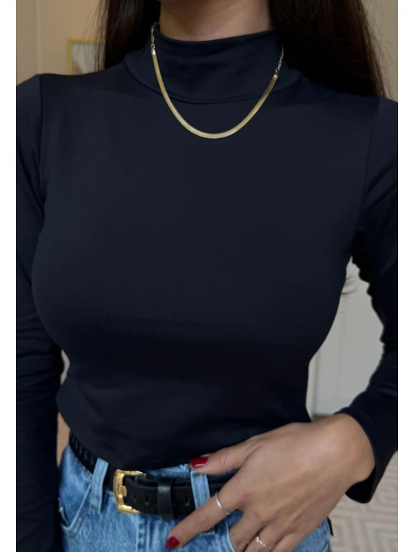 CROPPED FEMININO GOLA ALTA LOLA - COSH JEANS - Preto