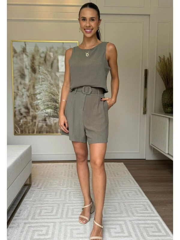 CROPPED FEMININO IRIS - COSH JEANS - Verde