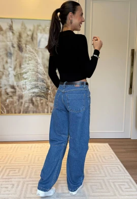 CROPPED JADE - COSH JEANS - Preto