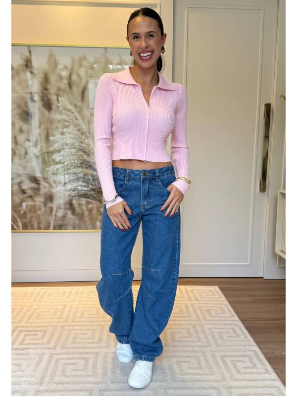 CROPPED JADE - COSH JEANS - Rosa