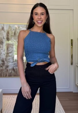 CROPPED JEANS DELAVEC ZIPER NA COSTA - COSH JEANS - Jeans