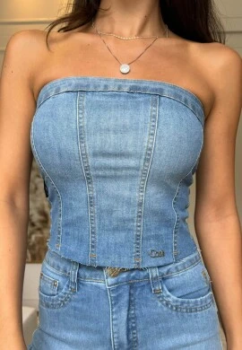 CROPPED JEANS TOMARA QUE CAIA BIANCA - COSH JEANS - Jeans