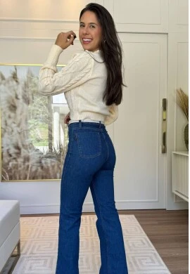 CROPPED LÃ FEMININO - COSH JEANS - Creme