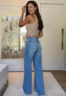 CROPPED LISO BÁSICO SUSI - COSH JEANS - Nude