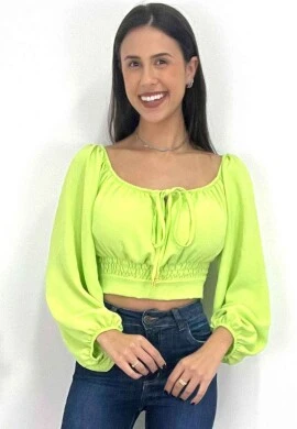 CROPPED LISO COM BOJO  COSH JEANS - Lima