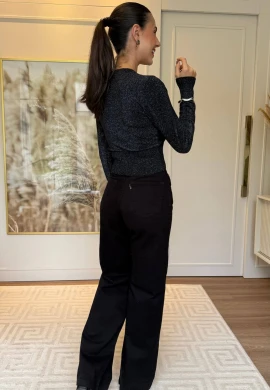 CROPPED MODAL GLAM CASSIA - COSH JEANS - Preto