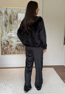 JAQUETA CANGURU PLUSH MELINA - COSH JEANS - Preto