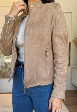 JAQUETA CAROLA - COSH JEANS - Bege