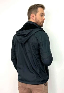 JAQUETA COM CAPUZ MASCULINA  COSH JEANS - Preto