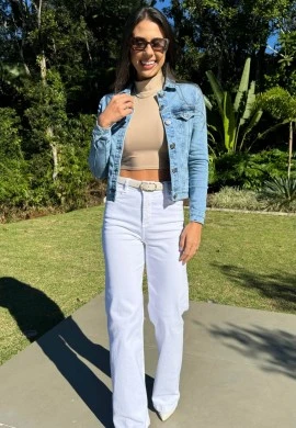 JAQUETA FEMININA ANA CONFORT  COSH JEANS - Jeans