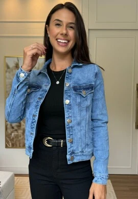 JAQUETA FEMININA ANA CONFORT  COSH JEANS - Jeans