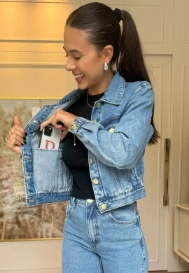 JAQUETA FEMININA FABIOLA - COSH JEANS - Jeans